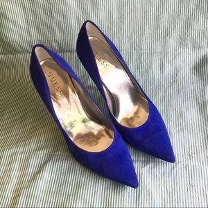 GUESS Merilyn suede stilettos